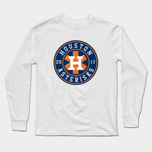 Houston Asterisks Logo Long Sleeve T-Shirt